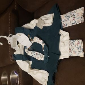 Tahari Girls 3 Piece Corduroy Tunic Legging Set